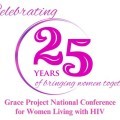 Logo for 25th Annual Grace Project Conference for Women Living with HIV.