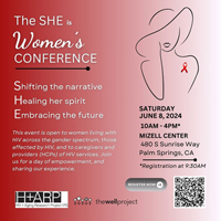 Flyer for SHE is Women's Conference.