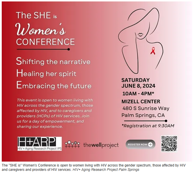 Flyer for The SHE is Women's Conference.