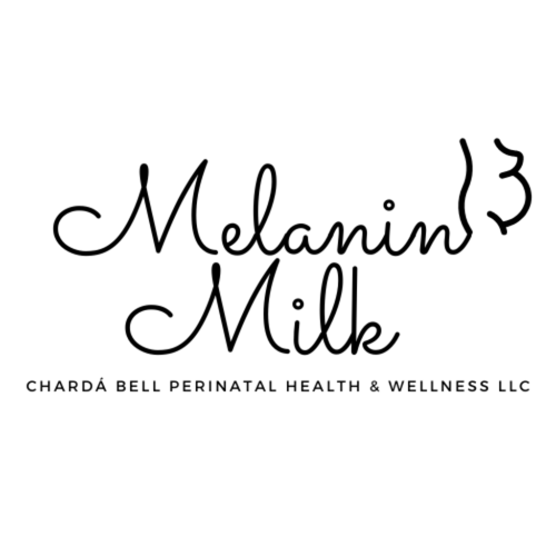 Logo for Melanin Milk.