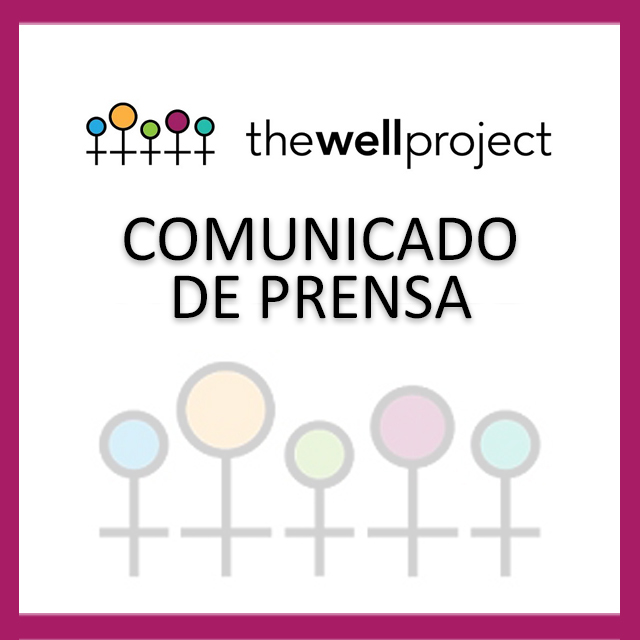 El logotipo de The Well Project y el lenguaje del comunicado de prensa.