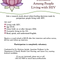 Flyer for study.