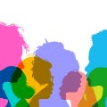 Colorful illustration of Black women's profiles.