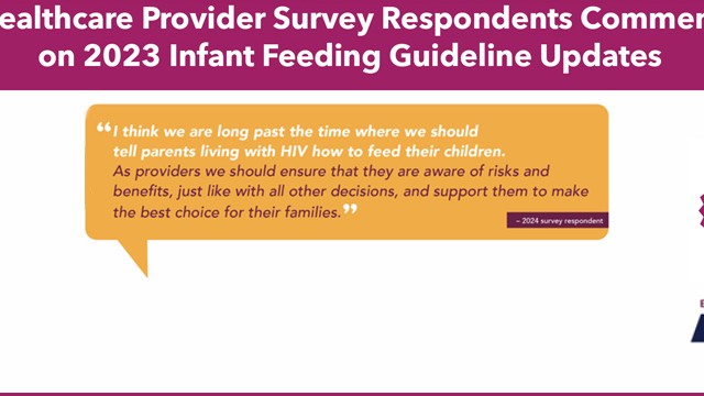 Detail from The Well Project Survey Report on Breastfeeding and HIV.