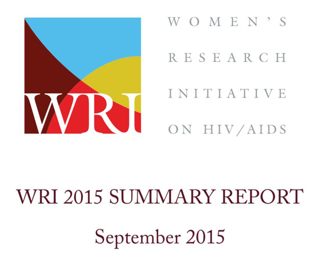 Cover of Summary Report for WRI 2015. 